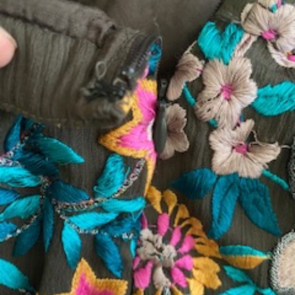 Anthropologie Emboridary Skirt by BARASCHI Size 0 - Picture 13 of 16